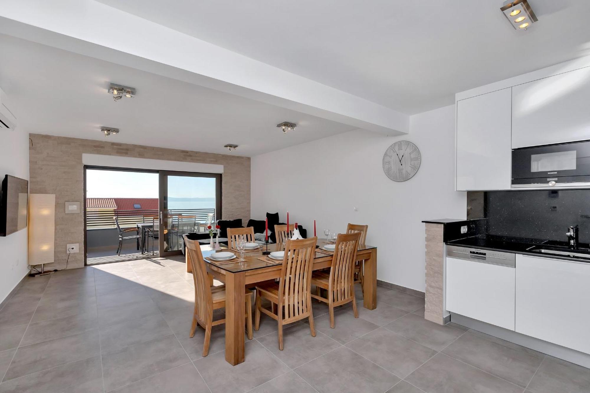 Luxury Apartment Sidro With Free Beach Parking Макарска Екстериор снимка